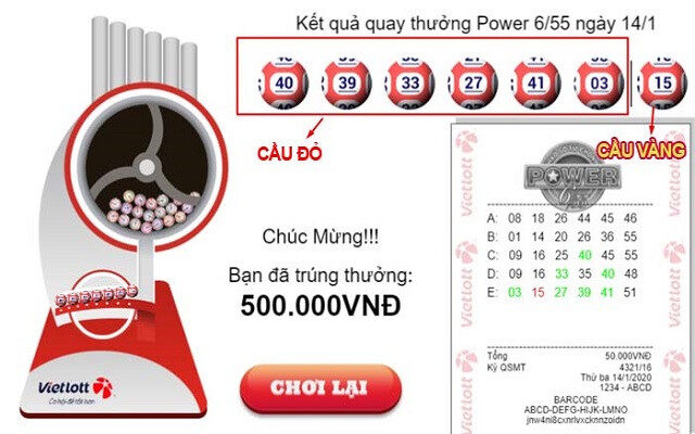 Hướng dẫn cách dò xổ số Vietlott Power