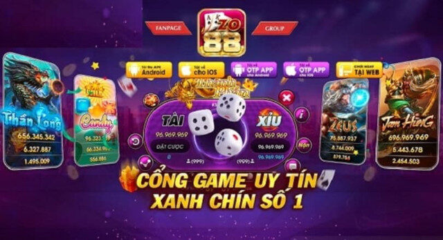 Tải app Zo88 để tham gia trải nghiệm cá cược chất lượng