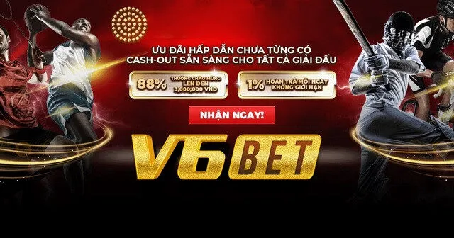 V6BET - Giao diện website hiện đại và chuyên nghiệp